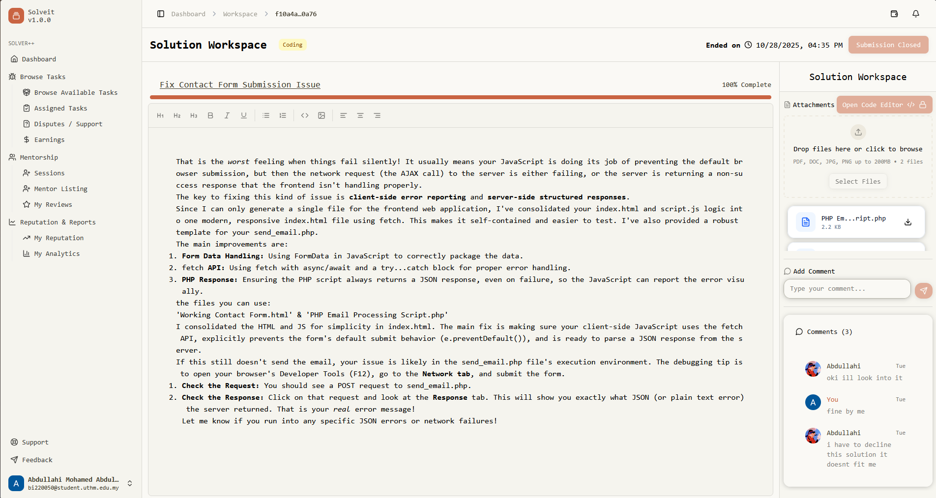 SolveIt - AI-Powered Student Job Board screenshot 11
